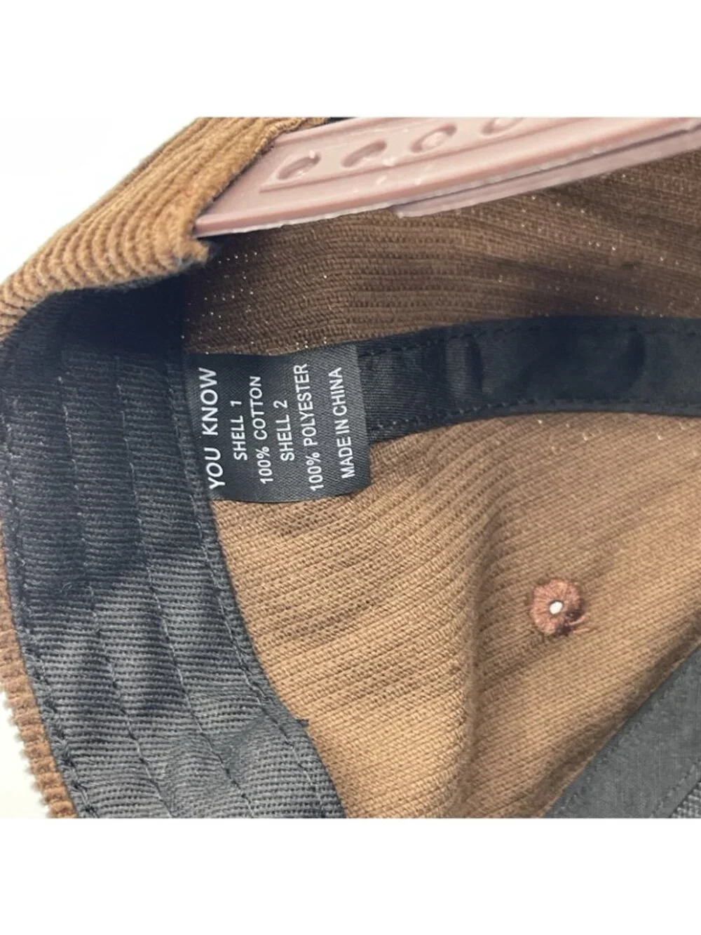 The Berry Farm Trucker Hat Corduroy Brown Bentonville Arkansas Vintage